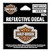 Harley-Davidson Reflective Bar & Shield Decal, XS Size - 1.75 x 1.3125 inch RD1