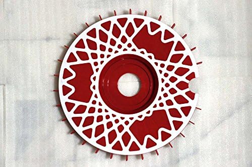BBS RS turbofan replicas turbo fans Bremsenlüfter Wheel Fans Turbolüfter Lüfterräder Red (58mm, Red)