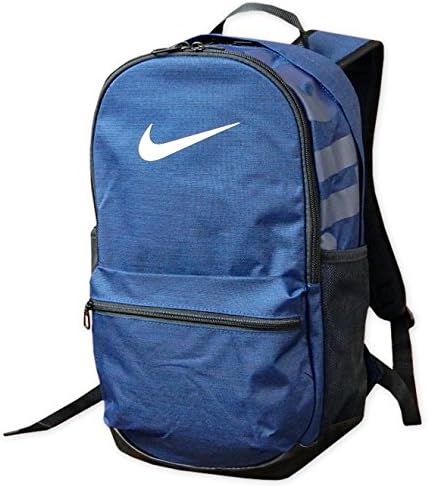 Amazon ネイビー メンズ リュックサック デイパック Nike ナイキ 24l ブラジリア バックパック ロゴプリント キーフック スポーツバッグ タウンリュック ビジネスリュック