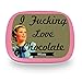 I F*cking Love Chocolate Mints - Funny Valentine’s Day Gift - Chocolate Gifts for Friends - Stocking Stuffers for Friends – Chocolate Lovers - Chocolate Breath Mints by Gears Out