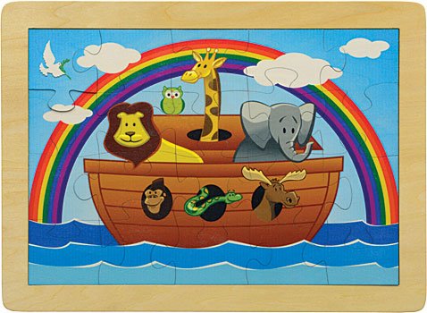 11" x 15" Noah's Ark Puzzle - Made in USA