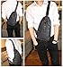 FreeMaster Sling Pack Chest Bag Men's Shoulder Mini Backpack PU Bag Outdoor Cross Body Bags Retro Bag Walking Hiking Camping Gym Cycling Daypack