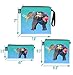 QOGiR Reusable Snack Bags and Sandwich Bags with Handle(Colorful Elephant)