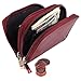 Alpine Swiss Womens Accordion Organizer Wallet Leather Credit Card Case ID