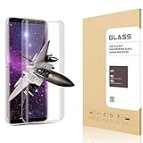 Samsung Galaxy S8 Tempered Glass Screen Protector, Wtbone [Error Proof] [Bubble Free] [Case Friendly] [Anti-Scratch] Film Screen Protector for Samsung Galaxy S8