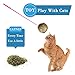 Cat Scratching Mat With Catnip Cat Toy Set, Prevent Scratch Protector for Wrapping Around Couch, Chair, Legs, Cat Scratcher Replacement for Cat Tree, Post, Natural Sisal Mat with Strong Velcro