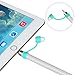 Fintie 3 Pieces Silicone Bundle Compatible with Apple Pencil 1st Generation, Soft Protective Cover Accessories Pencil Cap Holder with Nib Cover, Cable Adapter Tether, Mint Green