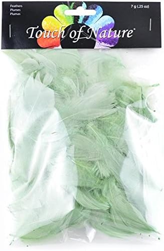 Touch of Nature Goose Satinette Feathers, 7gm, Nature