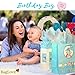 BagLove Gift Bag Set with Tissue Paper Included, Baby Boy, Large, 2 Pack, Blue