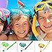 YITU Kids Silicone Scuba Swimming Swim Diving Mask Snorkel Glasses Set Anti Fog Goggles (Lake Blue)