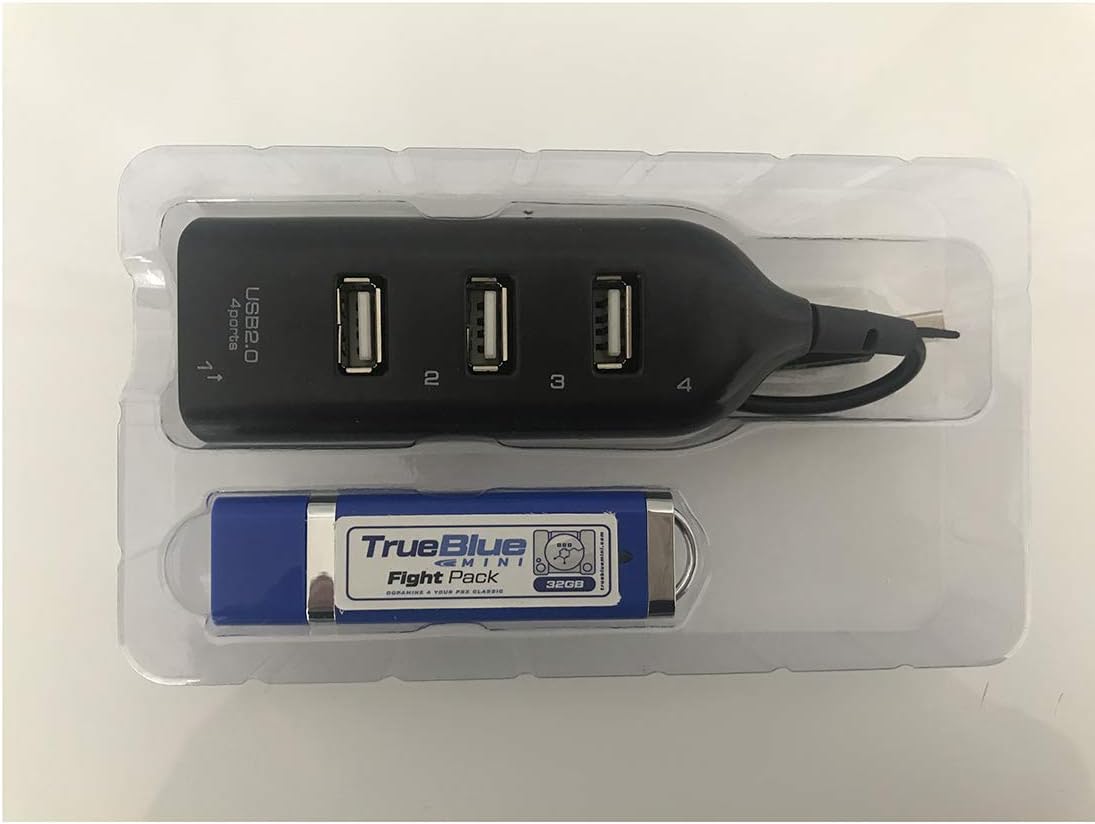 WOLFBUSH True Blue Mini Meth Pack (64GB) + Mini Crackhead Pack (64GB) for Playstation Classic Game Enhancer for Playstation Classic: Computers & Accessories
