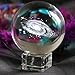 Bamboo's Grocery Galaxy Crystal Ball, 60mm, Full Sphere with Stand, Home Decoration (60mm Galaxy)