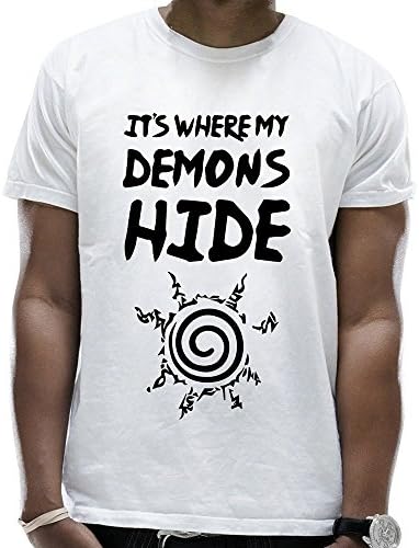 Men's It's Where My Demons Hide Naruto T-Shirts