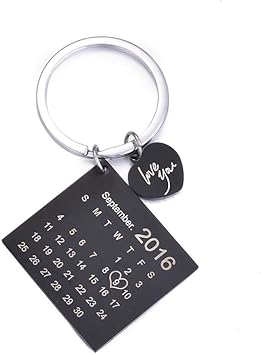 calendar keychain for girlfriend