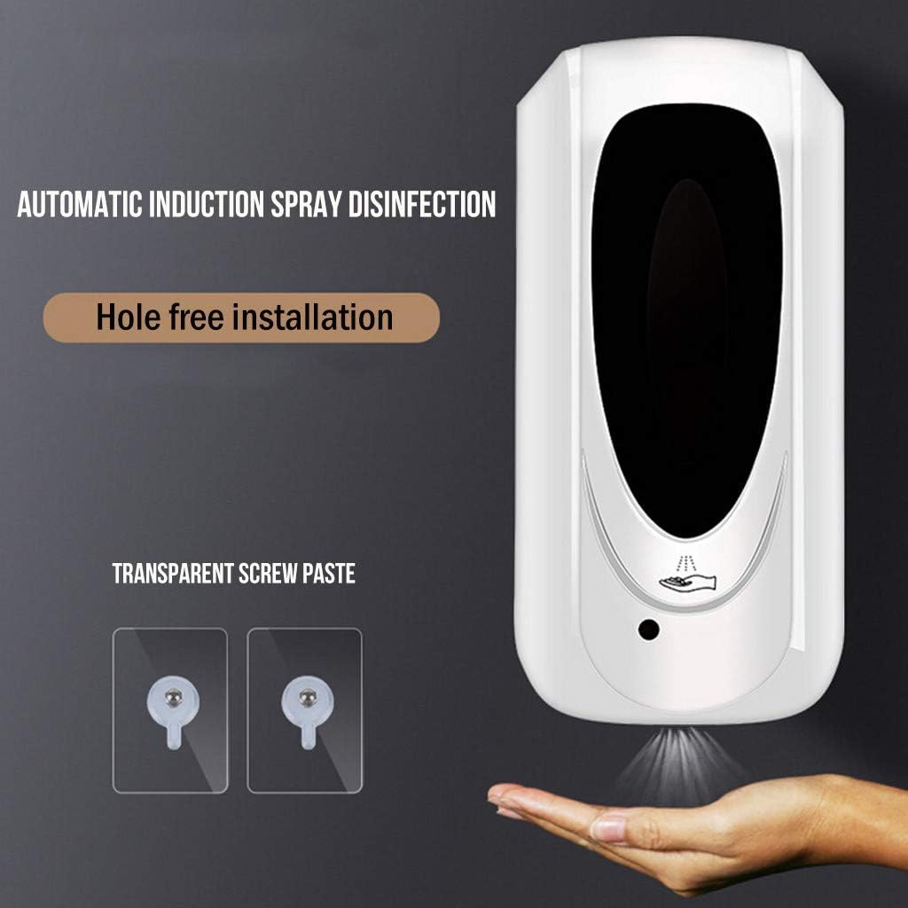 TOTAMALA 1000ML Hand Disinfection Machine Wall-mounted Spray Automatic Induction Hand Cleaner Machine Soap Dispenser Sensor Non-Contact Shower Spray