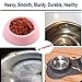 YMAXGO CeramicsTilted Single Food Feeding Bowl for French Bulldogs/Cats, Double Non-Slip Design (Black)