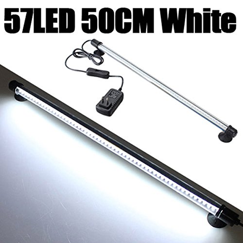 Decor Aquarium Fish Tank Waterproof White LED Light Bar Submersible