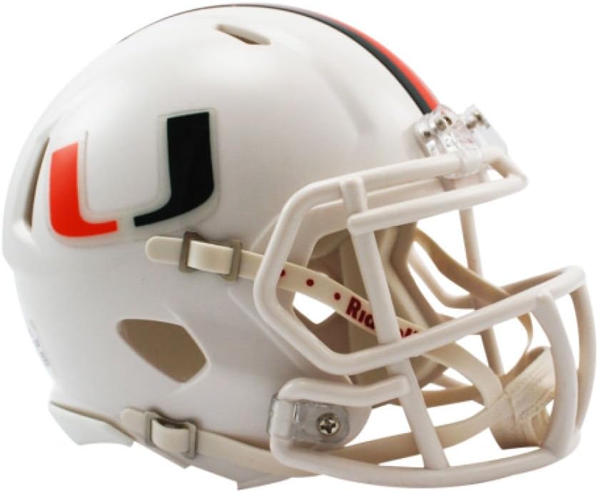 NCAA Miami Hurricanes Speed Mini Helmet