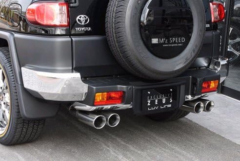 EXCLUSIVE ZEUS 4050926108911 Toyota Fj Cruiser Gsj15W Luv Line Rear Bumper Corner Cover(Plating-Type)