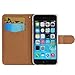 Hundromi 3D Bling Leather Purse Flip Card Pouch Stand Case, Flower Style