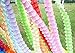 Life Glow Hanging Garland Four-Leaf Tissue Paper Flower Garland Reusable Party Streamers for Party Wedding Decorations, 11.81 Feet/3.6M Each, Pack of 6-Pink