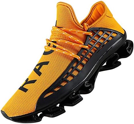 mens yellow slip on shoes