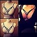 Morecome Women Bandage Alluring Harness Elastic Cage Strappy Hollow Out Bra Bustier (M)