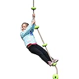 Kanirope Kletterseil KIDPRO – 4m Lang, Aus Polyhanf, Tragkraft 200 Kg, Mit Augspleiß & Sicherheitshaken Für Spielplatz & Garten