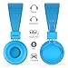 Kids Headphones,AILIHEN HD850 Volume Limiting On Ear Headset with SharePort and Microphone, Children Headphones for Kids, Computer Tablets Laptops Android IOS Smartphones Cellphones (Sky Blue)