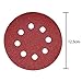 WINGONEER 50PCS Sanding Discs Pads, 5-Inch 8-Hole 320-Grit Hook and Loop Aluminium Oxide Sandpaper for Random Orbital Sander