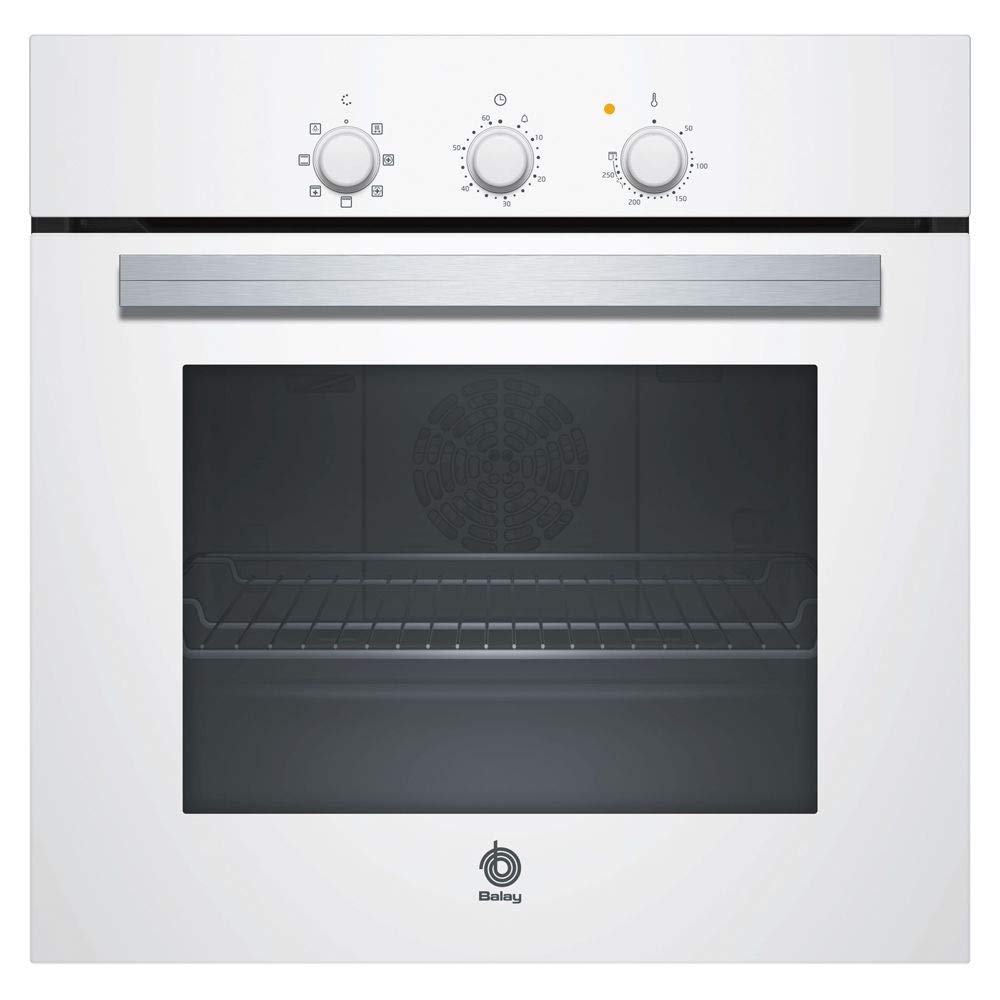 Balay-3HB2010B0-Horno-A-60-cm-079-kWhciclo-convencional-Inox-Cooking-3D-Blanco-5-funciones-Avisador-de-paro
