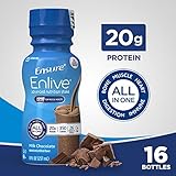 Ensure Enlive Nutrition Shake, Chocolate, 16 count, 8 fl.oz