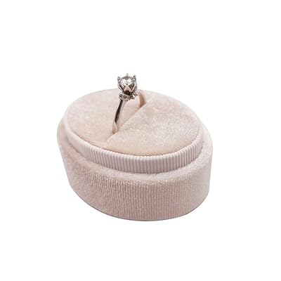 oval velvet ring box