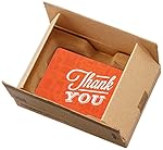 Amazon.com $50 Gift Card in a Mini Amazon Shipping Box (Thank You Icons Card Design)