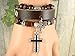 WILD-WIND (TM Christmas Cross Pendant Vintage Wooden Cube Beads Plate Amulet Adjustable Bracelet