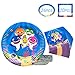 24 Pcs Baby Cute Shark Cake Plates Disposable Plates for Birthday Celebration