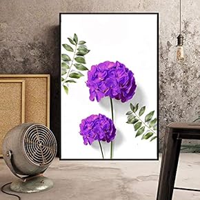 Floating Framed Canvas Wall Art for Living Room, Bedroom Flowers Canvas Prints for Home Decoration Ready to Hang - 16x24 inches