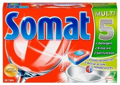 Somat Dishwasher Detergent Tabs - Case of 7 by Somat