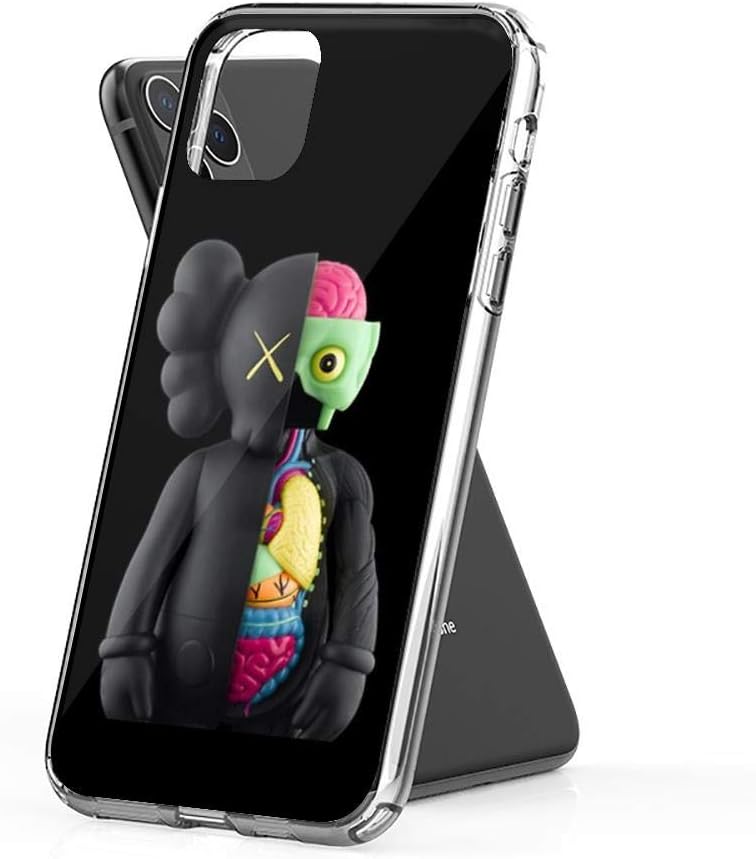 Crystal Clear Phone Cases KAWS 2 Case Cover Compatible for iPhone (11 Pro Max)