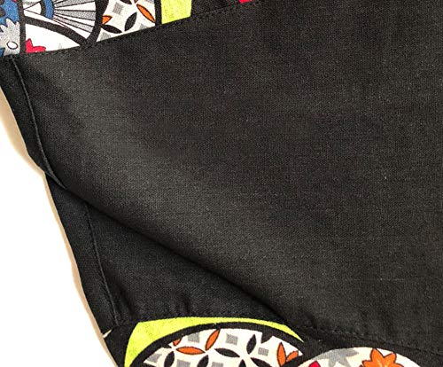Mens Women Patchwork Sushi Chef Jacket Japanese Kitchen Uniform Sushi Workwear Printed Kimono Cardigan