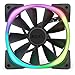 NZXT AER RGB 2-120mm - HF-2812C-D1 - Advanced Lighting Customizations - Winglet Tips - Fluid Dynamic Bearing - LED RGB PWM Fan for NZXT RGB - Twin (Lighting Controller REQUIRED & NOT INCLUDED)