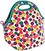 Built NY Gourmet Getaway Neoprene Lunch Tote, 12 in, Dot Candy Fuschia