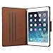 ULAK iPad Air Case, 360 Degrees Rotating Stand Protective Case Smart Cover for Apple iPad Air with Automatic Wake/Sleep Function (Navy Blue/White Stripes)