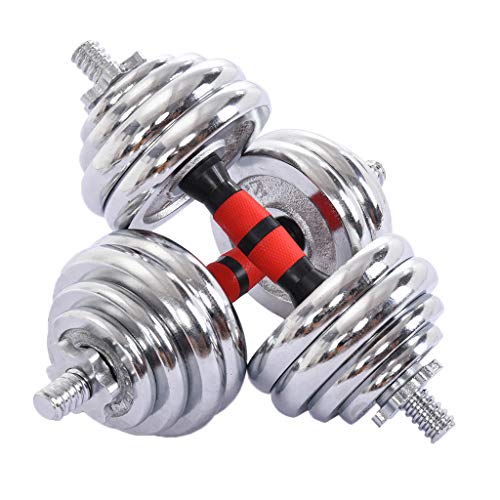 HADSHAAE-A-Pair-of-66-LB-Adjustable-Dumbbell-Combination-Set-Home-Fitness-Dumbbell-Combination-Dumbbell-Barbell-for-Men-and-Women-Gym-Work-Out-with-Connector-Options