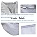 HEALiNK RV Tire Covers Set of 4 for RV Wheel Waterproof Oxford Tires Protector Covers for Motorhome Truck Trailer Camper Auto (27'' for Tire Diameter 68cm, Tire Width 25cm)