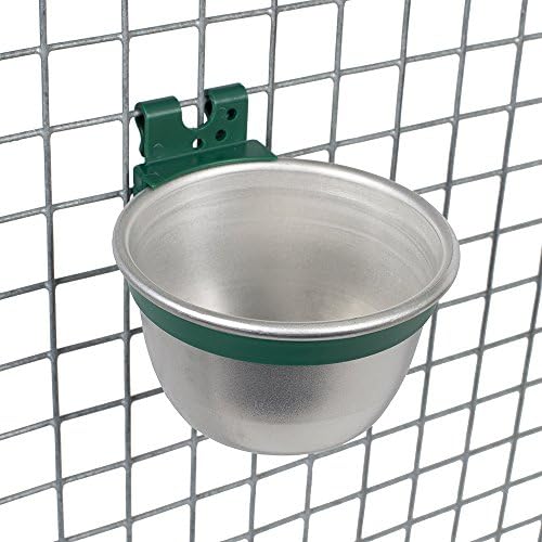 Poultry Livestock animal drinker / feeder robust Aluminum bowl