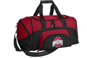 BROAD BAY Small OSU Buckeyes Travel Bag Ohio State University Gym Bag or Carryon