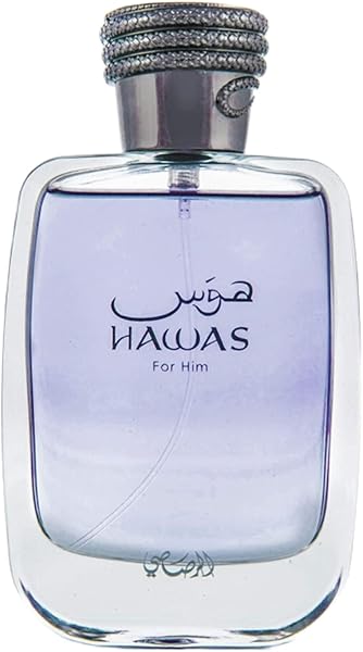 Rasasi Hawas For Men Eau De Parfum Spray 100ML (3.4 Oz) - Long Lasting Arabian Perfume, Premium Perfume Men, Ideal for Specia