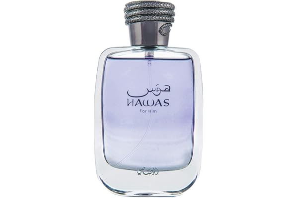 RASSASI Hawas for Men Eau de Parfum, 3.4 Ounce