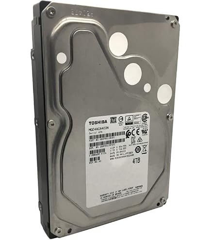 com: Toshiba MG04ACA400N 4tb 7.2k 64mb Sata 6g 3.5in Int